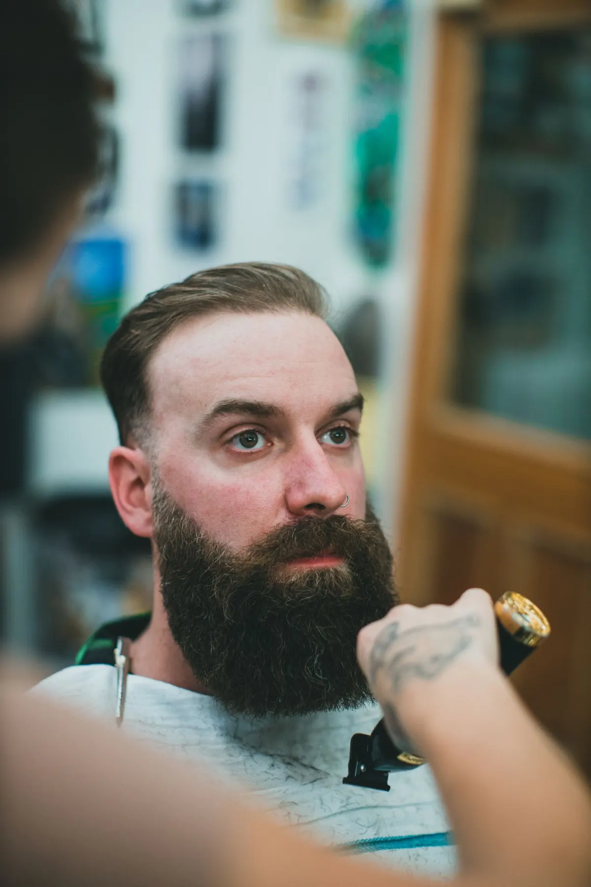 Portrait de David, coiffeur chez Gentlemen X Barbier